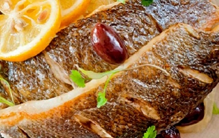 Baked Sea Bass