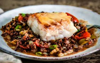 Cod and Lentils