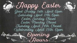 easter 2020 opening times
