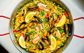 paella ready to serve