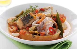 Cacciucco an Italian Style Fish Stew