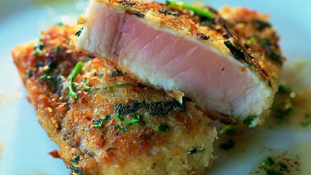 Fried Tuna Milanese Style-