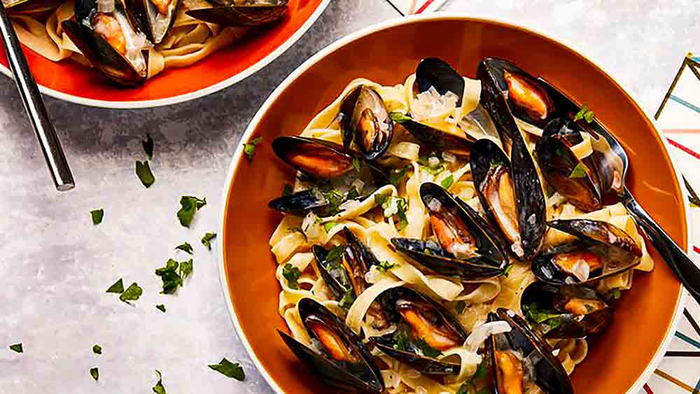 mussels with pasta recipe