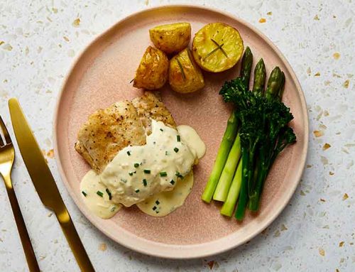 Hake Fillets With Creamy Mustard Sauce