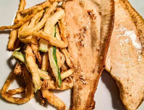 Plaice With Courgette Fries