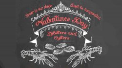 Fish for Valentines Day sign board
