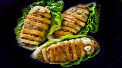 Halloween mackerel mummies